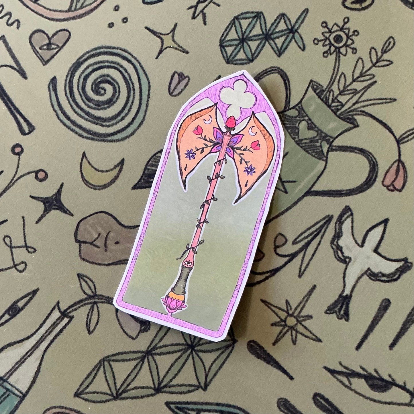 battleaxe sticker
