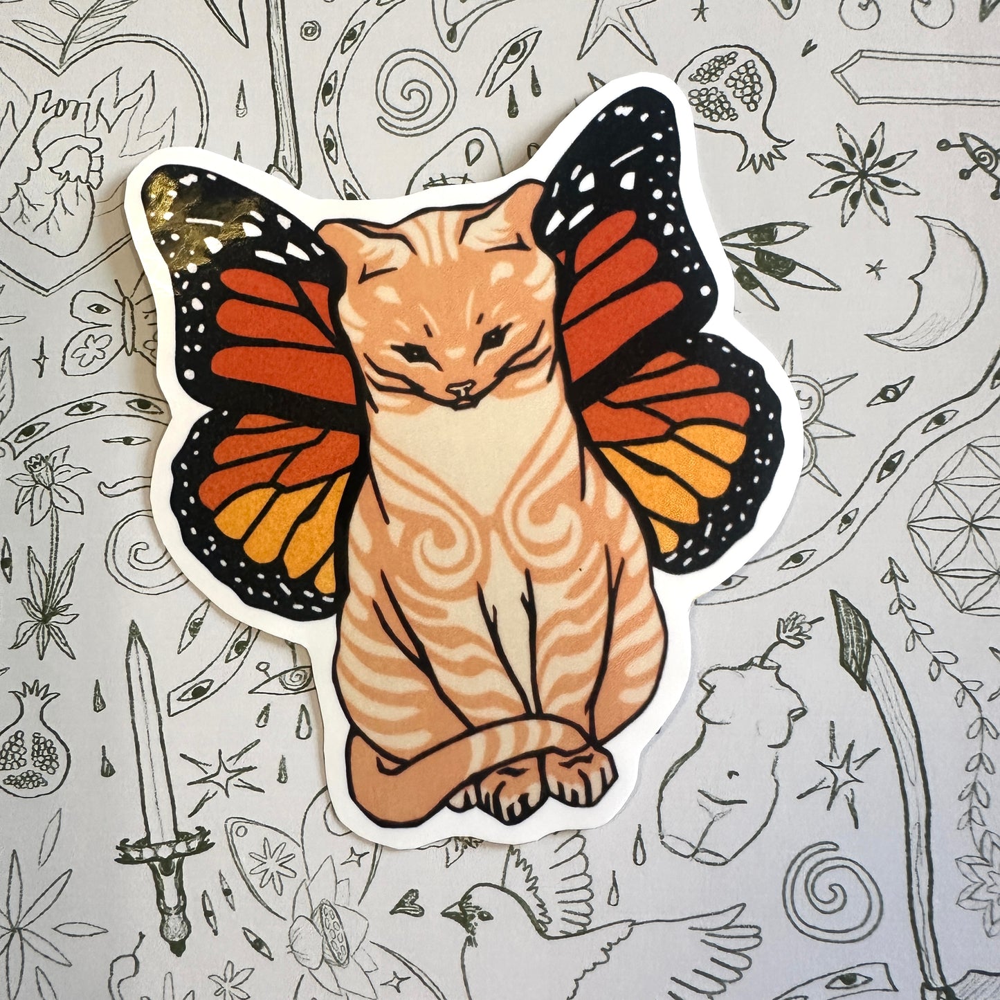 monarch sticker