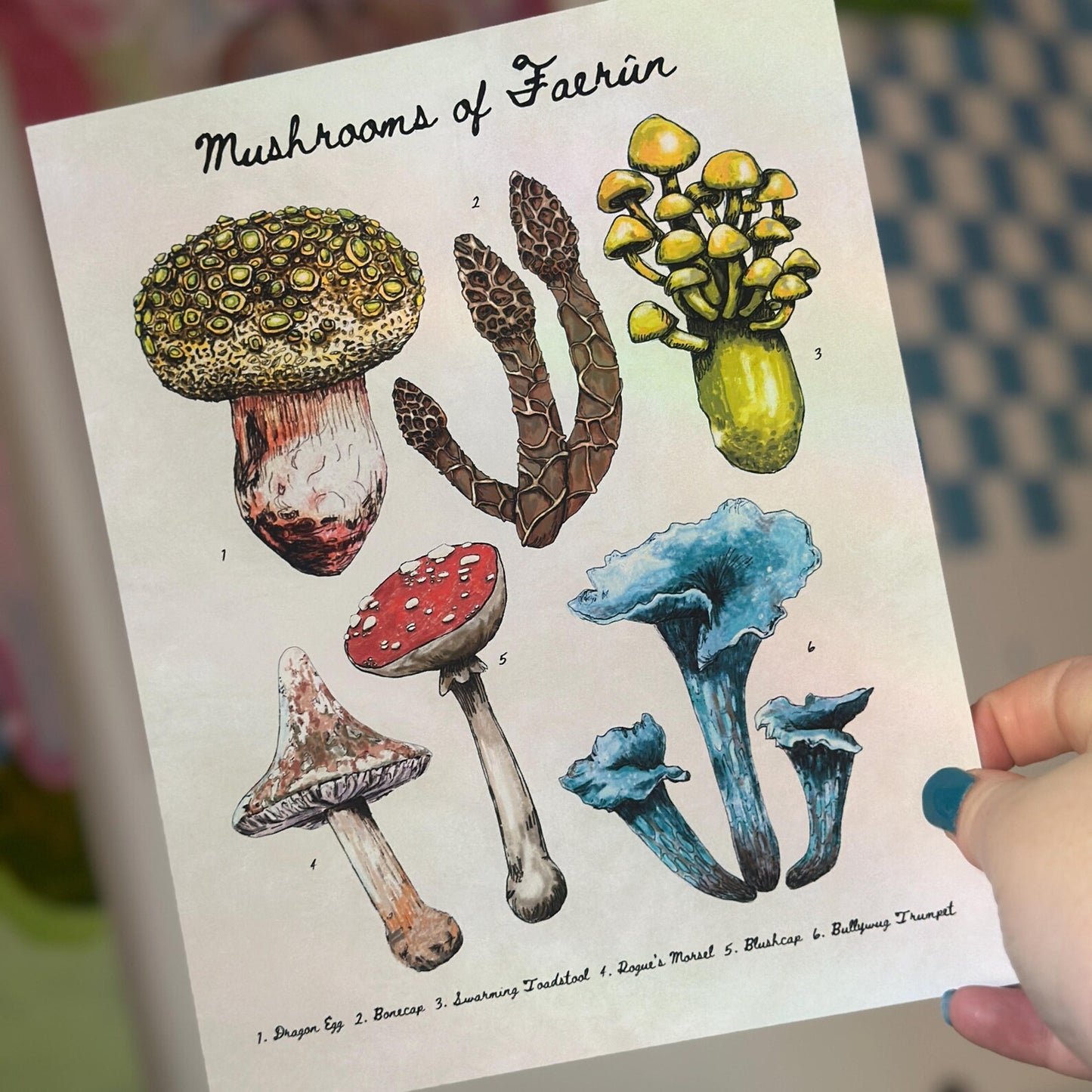 mushrooms of faerun - print