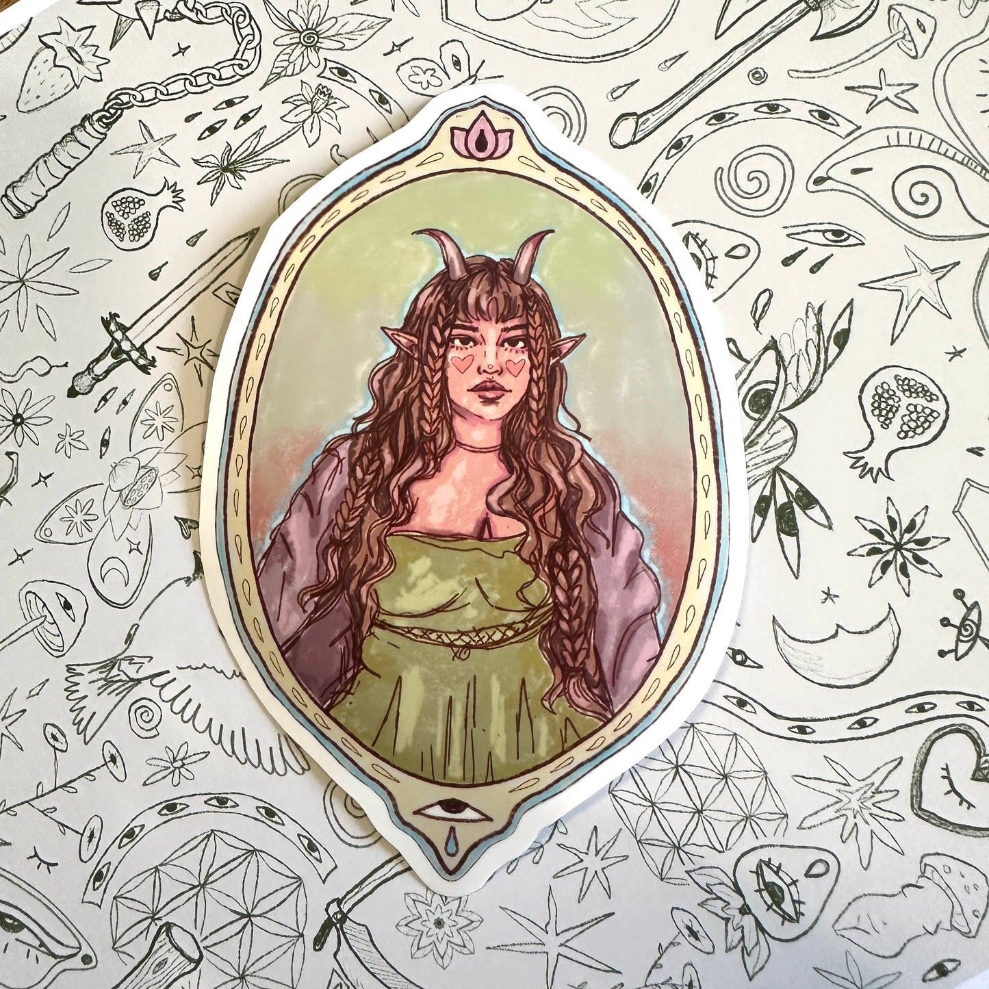 ophelia sticker