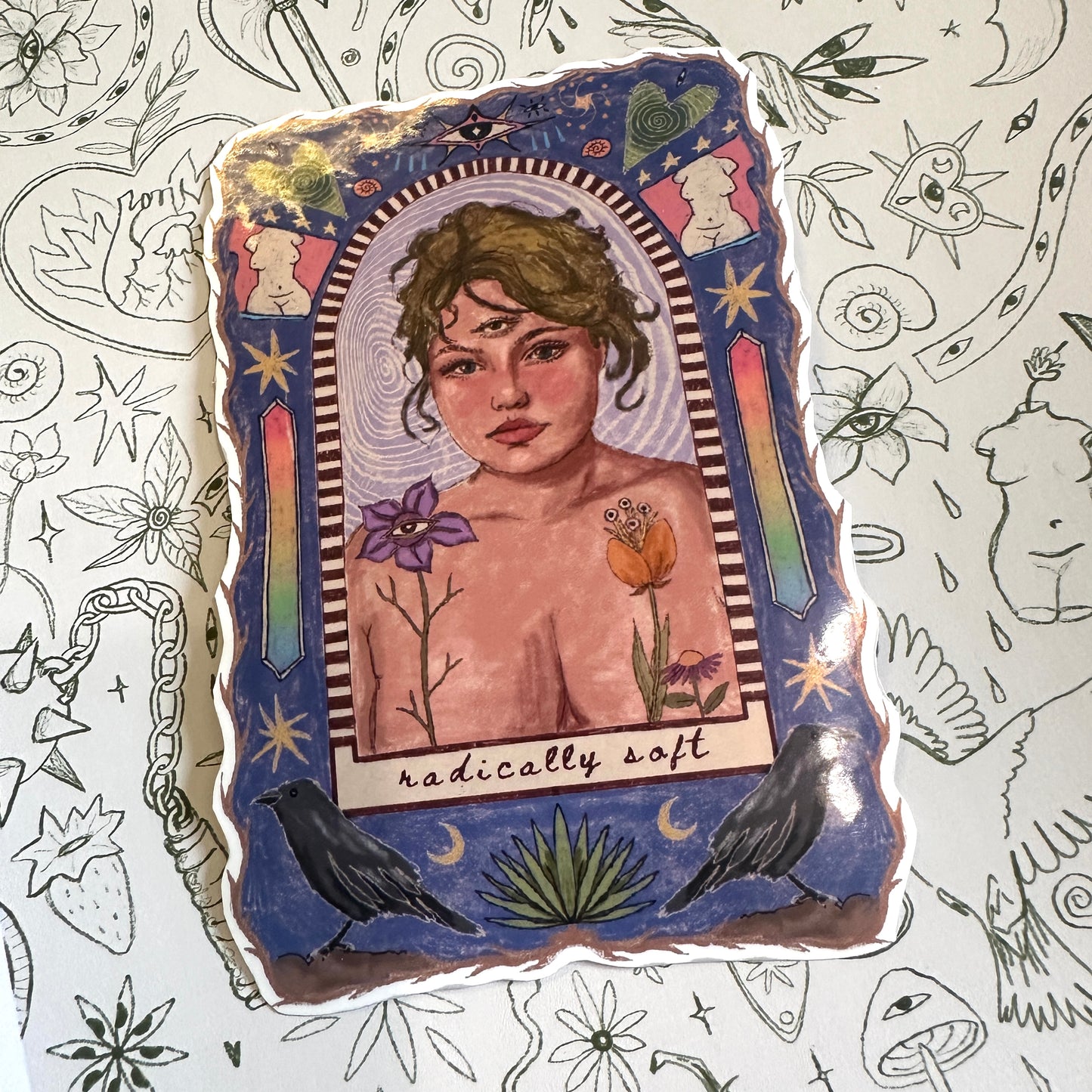 radically soft sticker