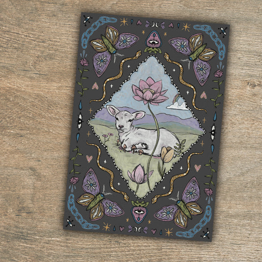 little lamb - print