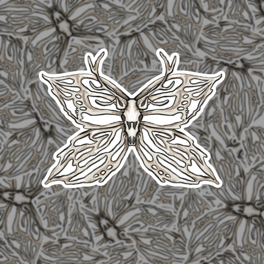 bone moth sticker